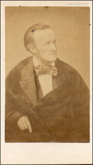 Wagner, Richard. (1813–1883) CDV Portrait Photograph