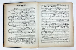 [Wagner, Richard. (1813–1883)] Popper, David. (1843–1913) Götterdämmerung...Vollständiger Klavierauszug - FIRST EDITION, INSCRIBED BY DAVID POPPER AT THE 3RD VIENNA WAGNER CONCERT OF 1875