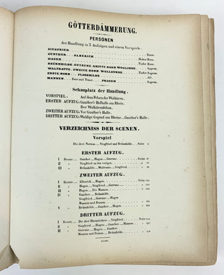 [Wagner, Richard. (1813–1883)] Popper, David. (1843–1913) Götterdämmerung...Vollständiger Klavierauszug - FIRST EDITION, INSCRIBED BY DAVID POPPER AT THE 3RD VIENNA WAGNER CONCERT OF 1875