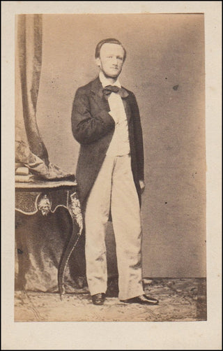 Wagner, Richard. (1813–1883) Early CDV Portrait Photograph