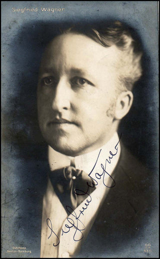 Wagner, Siegfried. (1869-1930) Signed Photograph