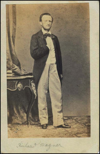 Wagner, Richard. (1813–1883) Early CDV Portrait Photograph