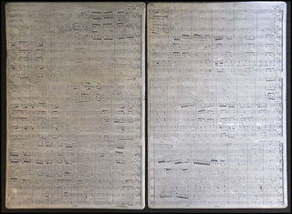 [Wagner, Richard. (1813–1883)] Original Lead Engraving Plates from First Edition of Die Meistersinger ["Am Jordan St. Johannes"]