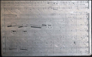 [Wagner, Richard. (1813–1883)] Original Lead Engraving Plates from First Edition of Die Meistersinger ["Am Jordan St. Johannes"]