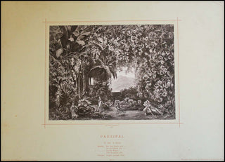 Wagner, Richard. (1813–1883) [G. BRÜKNER et P. JOUKOVSKY] Parsifal, scenische Bilder nach den für die bayreuther Aufführung defertigten Decorations und Costümskizzen