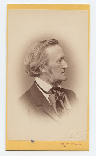 Wagner, Richard. (1813–1883) Carte de Visite Photograph