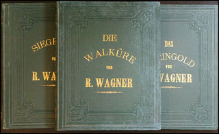 Wagner, Richard. (1813–1883) Der Ring des Nibelungen - Mary Burrell's extra-illustrated Copies with Original Early Performance Programs and Clippings