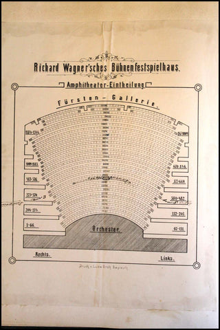 Wagner, Richard. (1813–1883) Der Ring des Nibelungen - Mary Burrell's extra-illustrated Copies with Original Early Performance Programs and Clippings