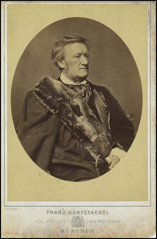 Wagner, Richard. (1813–1883) Signed Photograph with Poem