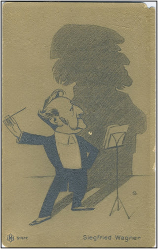 Wagner, Siegfried. (1869-1930) Caricature Portrait