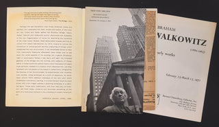 Walkowitz, Abraham. (1878–1965) Three Signed Books