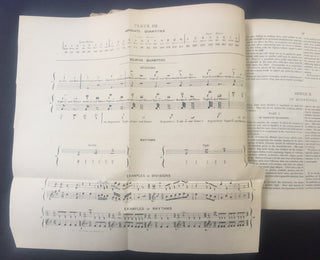 [Musical Notation] Wallbridge, Arthur. [Lunn, William Arthur Brown.] "The Sequential System of Musical Notation" - Rare Treatise on Music Theory