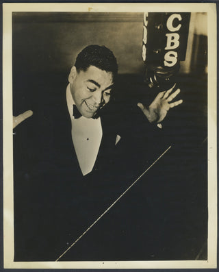 Waller, Thomas "Fats." (1904–1943) Two Original Photographs