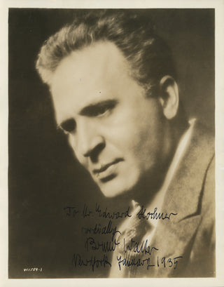 Walter, Bruno. (1876–1962) Signed Photograph to the Box Office Treasurer of the New York Philharmonic