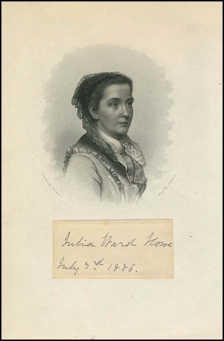 Howe, Julia Ward. (1819–1910) Autograph Signature