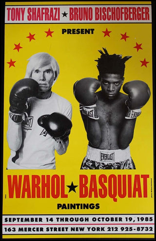 [Visual Arts] Warhol, Andy. (1928–1987) & Basquiat, Jean Michel. (1960–1988) Poster for Warhol/Basquiat Paintings