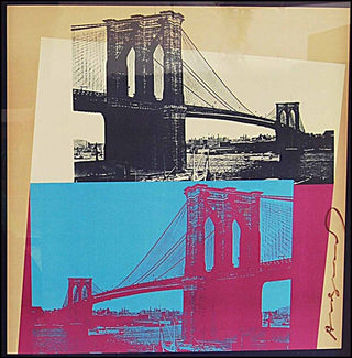 [Literature & Art] Warhol, Andy. (1928–1987) Brooklyn Bridge Centennial Poster - SIGNED