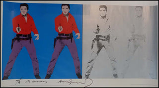 [Literature & Art] [Presley, Elvis. (1935–1977)] Warhol, Andy. (1928–1987) Elvis I and II - SIGNED