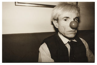 [Warhol, Andy. (1928–1987)] Makos, Christopher. (b. 1948) Andy Warhol at the Hotel Bauer Lac, Zurich, 1982