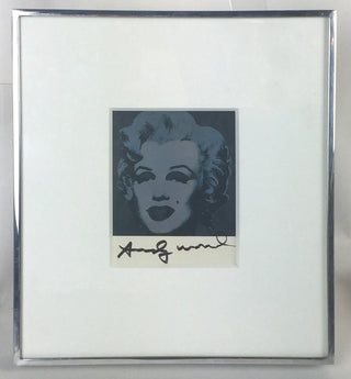 Warhol, Andy. (1928–1987) [Monroe, Marilyn. (1926–1962)] Signed Marilyn Monroe Postcard