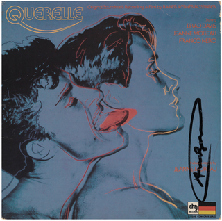 Warhol, Andy. (1928–1987) Querelle - SIGNED