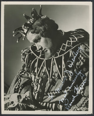 Warren, Leonard. (1911–1960) Signed Photograph in "Rigoletto" with Original Program