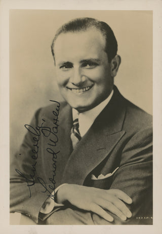 Warren, Leonard. (1911-1960) Signed Photograph