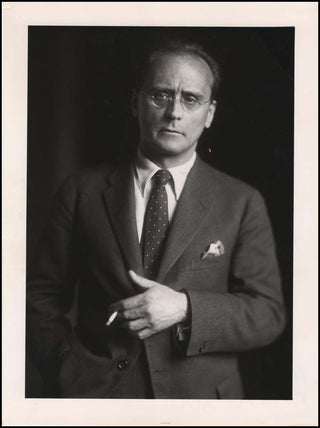 Webern, Anton. (1883 - 1945) Original Photograph