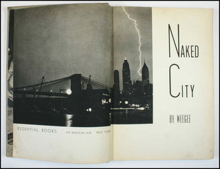 [Literature &amp; Art] ["Weegee"] Fellig, Arthur. (1899 - 1968) NAKED CITY - SIGNED, with an Original Photograph