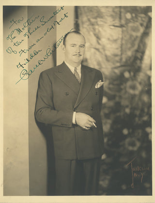 [Jazz & Song] Whiteman, Paul. (1890-1967)  Signed Photograph to the Mother of the Boswell Sisters