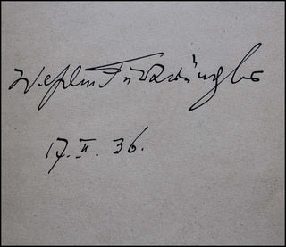 [Wiener Staatsoper] Furtwängler, Wilhelm. (1886–1954) & Knappertsbusch, Hans. (1888–1965) & Björling, Jussi. (1911–1960) & Toscanini, Arturo. (1867–1957) & Walter, de Sabata, Krauss, Chaliapin, Gigli, Lauri-Volpi etc. Autograph Album of the Wiener Staatso