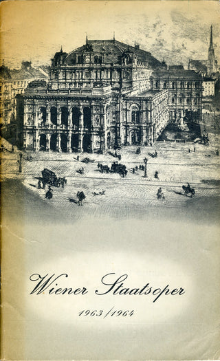 [Wiener Staatsoper] [Verdi, Giuseppe. (1813-1901)] Original 1963 Opera Program