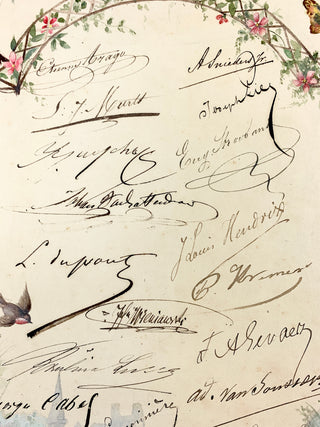 Wieniawski, Henri. (1835–1880) & Gevaert, Francois-Auguste. (1828–1908) Autograph Signatures