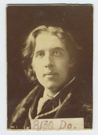 Wilde, Oscar. (1854–1900)  [Sarony, Napoleon. (1812–1896)] Pair of Photographs from 1882 NY Sarony Portrait Session