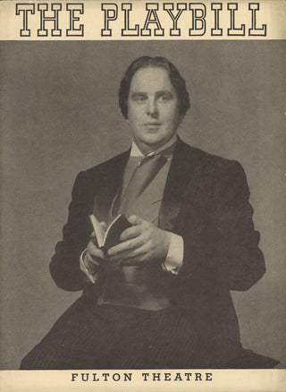 [Wilde, Oscar. (1854–1900)] [Morley, Robert. (1908–1992)] "Oscar Wilde" – Original Playbill from Broadway Production