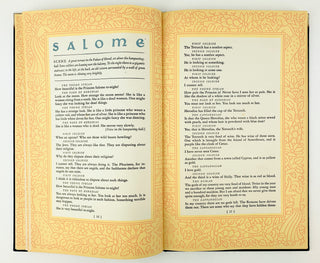 Wilde, Oscar. (1854–1900)  [Douglas, Lord Alfred; Jackson, Holbrook] Salome: A Tragedy in One Act