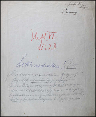 Wolf, Hugo. (1860–1903) "Gebet" - Annotated Song Proof