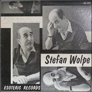 [American Avant-garde] Wolpe, Stefan. (1902–1972) Signed LP Cover