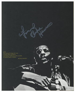 [Woodstock Festival] Signed Woodstock Festival Program