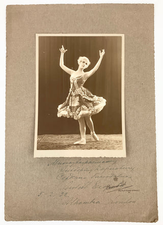 Yegorova [Egorova], Lubov. (1880 - 1972) Large Signed Photograph in "The Sleeping Princess"