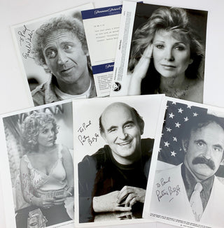 [Young Frankenstein] Wilder, Gene. (1933–2016); Kahn, Madeline. (1942–1999); Garr, Teri. (b. 1944); Boyle, Peter. (1935–2006) Signed Photographs