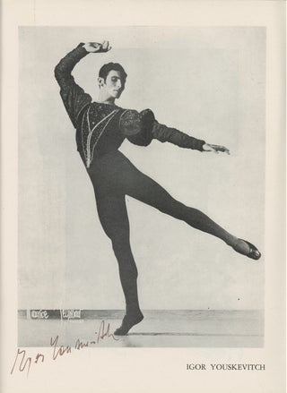 [Ballet Russe] Youskevitch, Igor. (1912-1994) "Léonide Massine's Ballet Russe Highlights" - Signed Souvenir Program