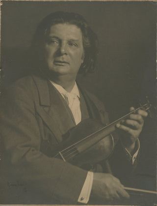 [Ysaye, Eugene. (1858–1931)] Conti, Bianca. (1874?–1954) Original 1913 Photograph