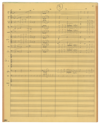 Zappa, Frank. (1940–1993) 'Think It Over' Autograph Musical Manuscript