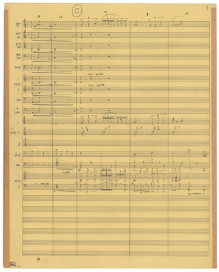 Zappa, Frank. (1940–1993) 'Think It Over' Autograph Musical Manuscript