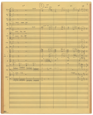 Zappa, Frank. (1940–1993) 'Think It Over' Autograph Musical Manuscript