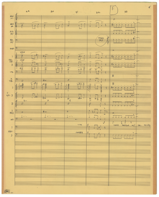 Zappa, Frank. (1940–1993) 'Think It Over' Autograph Musical Manuscript