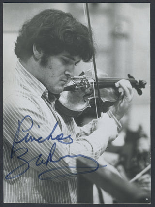 Zukerman, Pinchas. (b. 1948) Signed Photograph