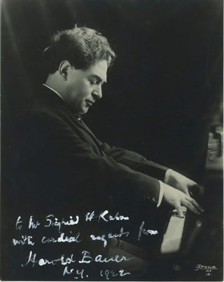 Bauer, Harold. (1873–1951) Signed Photograph