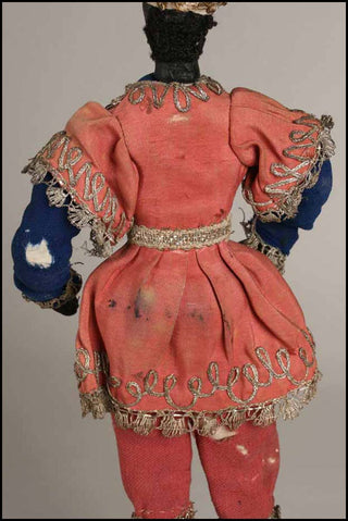 [Venetian Blackamoor Doll] 18th Century Doll in Elaborate Dress